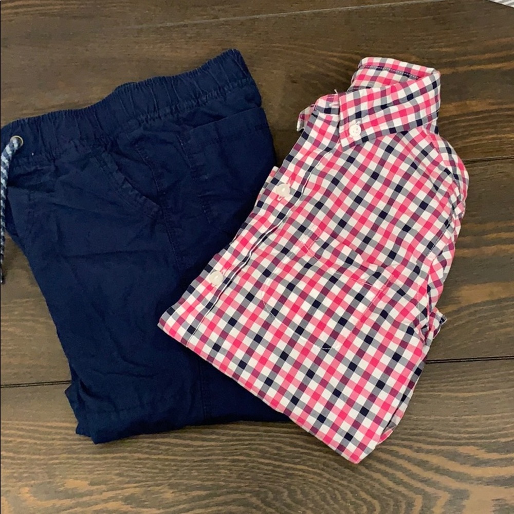 Boys Janie & Jack Checkered button down